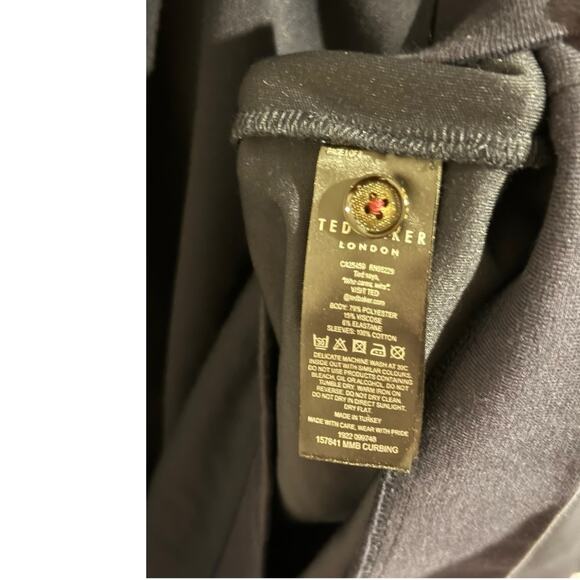 Ted Baker Half Zip Pullover with Breast Pocket Button - Picture 6 of 6